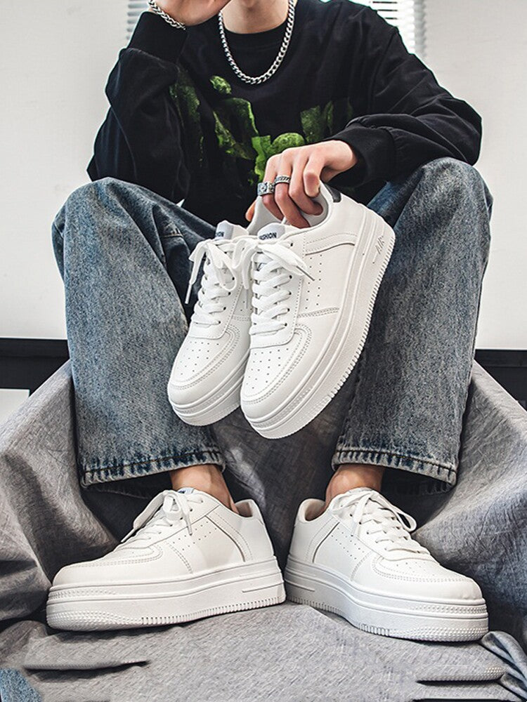 White Casual Sneakers for Men